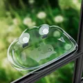 Transparente hellblaue Katzen-Fensterliege mit Saugnapf für Katzen und Kätzchen - Hellblau