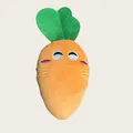 Giocattolo di peluche a forma di carota per cani con ricamo viso per gli animali - Nuova Carota