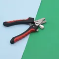 Professional pet nail clipper for cats and dogs with ergonomic non-slip handles - Large (OPP Packaging) / Red