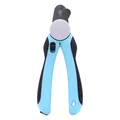 Professional blue and black pet nail clippers with safety lock for dogs and cats - One Size / Sky Blue