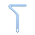 Blue double-sided pet hair lint remover tool for clothes sofa and carpet cleaning - Sky Blue