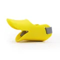 Comfortable yellow silicone duck-bill dog muzzle for small dogs to prevent biting and barking - S (For 2.5-4.5kg) / Yellow