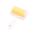 Yellow reusable and washable pet hair lint roller with a cover for cat and dog fur - Yellow