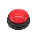 Rode opneembare hondenspreekknop voor communicatie en interactieve huisdiertraining. - Rood