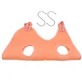 Oranges Haustierpflege-Hängematten-Set aus Mesh mit S-Haken für Katzen und Hunde - Orange