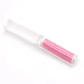 Portable foldable pink washable lint roller for reusable pet hair and dust removal - Pink
