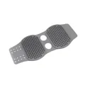 Cepillo de baño de silicona gris de doble cara para el aseo de perros y gatos - Gris