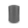 Durable grey silicone cat self-groomer wall massage brush for your indoor cats - S / Gray
