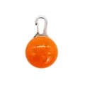 Oranger LED-Sicherheitsanhänger für Haustiere zum Nachtwandern mit robustem Clip - OPP-Verpackung / Orange