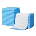 Wegwerp blauwe trainingsmatten voor huisdieren met gewatteerde witte toplaag - Best verkocht / S Maat (33x45cm) 100 Stuks