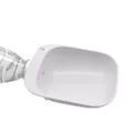 Bebedero de viaje blanco para perros con diseño de cuchara de bebida ancha única - Blanco