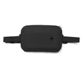 Pochette de dressage pour chien en silicone noir, idéale pour les sorties et voyages - Noir