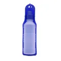 Tragbare blaue faltbare Haustier-Wasserflasche für Hunde, Reisetrank für draußen unterwegs - 250ML / Blau