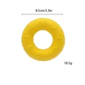 Giocattolo ad anello per cani in schiuma EVA gialla per dentizione, 8,5 cm, 18,5 g - Ciambella Girasole / Diametro 8.5cm / Giallo