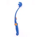 Lanceur de balles bleu pour chien pour l'entraînement et les jeux en plein air - Lanceur uniquement (Sans balle) / Convient aux balles de 6,5 cm de diamètre / Bleu