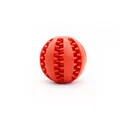 Roter, langlebiger Gummiball für Hunde mit Spikes zum Kauen und zur Zahnreinigung. - Futterball / Klein (Durchmesser 5cm) / Rot