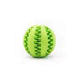 Langlebiger grüner Gummiball für Hunde mit Zahnreinigungsstruktur - Futterball / Klein (Durchmesser 5cm) / Grün