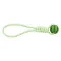 Giocattolo professionale per cani con corda verde e palla molare molto resistente. - Palla con Corda / Piccolo (Diametro 5cm) / Verde