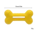 Gioco per cani in schiuma EVA gialla a forma di osso per la dentizione, 15cm - Giocattolo da Masticare Osso / Lunghezza 15cm / Giallo