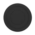 Durable black rubber dog training frisbee for outdoor interactive pet exercise and play - Black