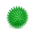 Palla spinosa verde in TPR per cani, giocattolo sonoro per pulizia denti e gioco interattivo - Diametro 5.5cm (Senza Imballaggio) / Verde