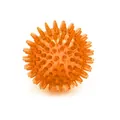 Durevole palla per cani TPR arancione con punte per masticatori e gioco di riporto - Arancione