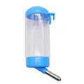 Botella de agua colgante azul para mascotas con escala de 400 ml para conejos - Azul