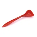 Cuchara profesional de silicona roja para alimentar gatos con comida húmeda y premios - Rojo