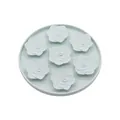 Silicone rose-shaped slow feeder mat for dogs, mint green anti-slip pet licking mat - Light Jasper