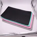 Durable non-slip silicone pet feeding mats in multiple colors with paw print patterns - Multi-color