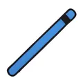 Brazalete LED azul ajustable para correr de noche y seguridad de mascotas al aire libre - Azul