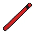 Bande lumineuse LED rouge réglable pour la course nocturne et collier de sécurité - Rouge