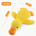 Gran pato de peluche amarillo para perros muestra dimensiones 45cm largo y 38cm ancho - Pato de Compañía Grande (Chirriante) / Grande (45x38cm) / Amarillo