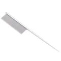 Professional stainless steel pet tail comb for grooming and de-matting cat and dog hair - Silver