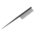 Peigne de toilettage professionnel pour animaux avec manche noir et dents inox - Noir