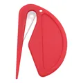 Professional mini red pet dematting tool and letter opener for cat and dog grooming - Red