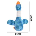 Détails de taille précis du jouet en peluche oie bleue pour chien, 29 cm sur 23 cm - Oie Bleue (Jouet Siffleur) / 29 x 23cm / Bleu