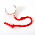 Vervangende rode touw accessoire met transparante PP-beugel voor katten - Reservebehuizing En Touw / Grijs