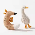 Lot de jouets en peluche pour animaux de compagnie avec renard et oie pour chiens - Renard Endormi / 28x12CM / Marron
