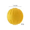 Palla gioco resistente in schiuma EVA gialla per cani, misura 7cm e peso di 38,7g - Palla Molatura (Piccola) / 7cm di Diametro / Giallo