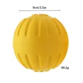 Palla molare gialla in EVA per cani, diametro 9 cm e peso 84,2 g, resistente ai morsi - Palla Molatura (Grande) / Diametro 9cm / Giallo