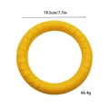 Anello da tiro in EVA giallo per cani, diametro 19,5 cm, design leggero da 66,4 g - Anello di Addestramento (Piccolo) / Diametro 19.5cm / Giallo