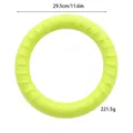 Anello di trazione per cani in EVA verde lime, giocattolo fitness da 29,5 cm e peso 221,5 g - Anello di Addestramento (Grande) / Diametro 29.5cm / Verde