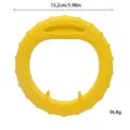 Anello per cani in EVA giallo resistente, diametro 15,2 cm per grandi cani - Anello di Addestramento Medio / Diametro 15.2cm / Giallo