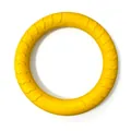 Giocattolo ad anello per cani in EVA giallo, resistente ai morsi per l'addestramento - Nuovo Anello di Addestramento (Grande) / Diametro 28.9cm / Giallo