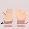 Guanto rosa bifacciale per la toelettatura degli animali, per rimuovere i peli e pettinare - Guanto per Toelettatura a Doppia Faccia / Rosa chiaro