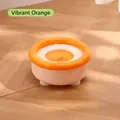 Vitality orange floating pet water bowl for cats and dogs with non-wetting whisker design - Floating Bowl / Orange