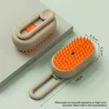 Multifunktionaler Tierhaarentferner in Khaki mit Maßangaben zur Größe und Produktform - Griff Sprühkamm / 19x6.5x4.5cm / Khaki