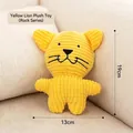 Jouet en peluche lion jaune pour chiens et chats, jouet sonore résistant aux morsures 19cm - Mignon Lion Jaune / 19x13cm / Jaune
