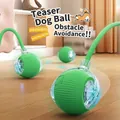Groene automatische slimme huisdierbal met USB-opladen en obstakelvermijding voor honden en katten - Groen [Smart Model] 3-traps Aanpassing